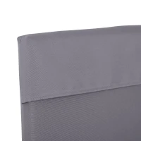 Outsunny Coussins pour balancelle de jardin, coussins pour balancelle 3 places, 2 pièces,130 x 45 x 5 cm, gris foncé(m-6)