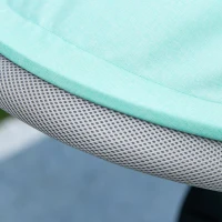 HOMCOM Triciclo Evolutivo para Niños de 1-5 Años con Toldo Plegable Mango Telescópico y Cinturón de Seguridad Verde Mint(m-8)
