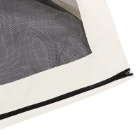 Outsunny Ersatz-Netzvorhang für 3 x 4 m Gartenpavillons, Fliegennetz, mit Reißverschlüssen, Polyester, Schwarz(m-10)