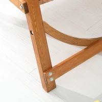 Outsunny Hollywoodschaukel mit Bettfunktion 3-Sitzer Gartenschaukel Holzschaukel mit verstellbarem Sonnendach Schaukelbank belast 250kg Gartenliege für Terrasse, 225,5 x 113 x 180 cm Grau+Teak(m-12)