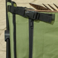 Outsunny Faltbarer Gartenwagen 130 L Transportwagen abnehmbare Tasche drehbarer Teleskopgriff 90 x 50 x 60 cm Schwarz(m-5)