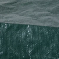 Outsunny Schutzhülle für Gartenmöbel Winterfest Wasserdicht Abdeckung Anti-UV Abdeckplane Gewebe Abdeckhaube für Gartentische Terrassenmöbel Rechteckig 235 x 190 x 90cm Grün(m-9)