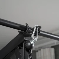 HOMCOM Fitness-Station mit 12 Gewichtsblöcken à 5,5 kg für ein umfassendes Training - 135 x 103 x 210 cm(m-4)