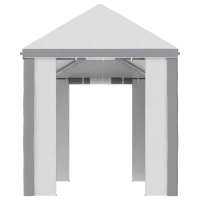 Outsunny Gartenpavillon PE-Planen Seitenwände abnehmbar 2 Kathedralenfenster + 2 Rolltüren 3 x 2 x 2,55 m(m-4)