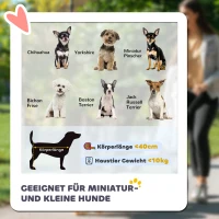 PawHut Hondenbuggy Huisdierbuggy Opvouwbaar met Afneembaar Compartiment, 81 x 58 x 97,5 cm, Zwart+Khaki+Wit(m-4)