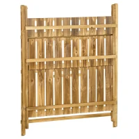 Outsunny Pflanzentreppe Blumenbank Blumentreppe Blumenregal Pflanzregal Blumenständer 3 Stufen Tannenholz Dunkelbraun 80 x 37 x 93 cm(m-11)