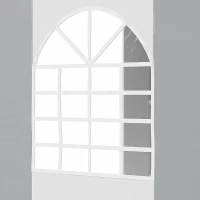 Outsunny Gartenpavillon PE-Planen Seitenwände abnehmbar 2 Kathedralenfenster + 2 Rolltüren 3 x 2 x 2,55 m(m-5)