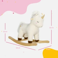 AIYAPLAY Unicorn Balansoar Copii 2–4 ani cu Sunete(m-3)
