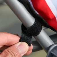 Outsunny Set of 2 Garden Sun Lounger Outdoor Reclining Seat Cushioned Seat Foldable Adjustable Recliner Red and White(m-12)