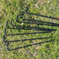 Outsunny Pergola anbaubar dim. 4L x 3B x 2,7H m Gartenpavillon Polyester hochdicht Moustiquaires Creme Metallstruktur Grau Epoxid(m-5)