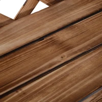 Outsunny Blumenständer Blumenregal Pflanzregal Blumenbank 3 Etagen Tannenholz (Modell8)(m-9)