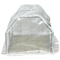 Outsunny Mini Gewächshaus, wetterbeständig, leicht zu transportieren, 99 cm x 71 cm x 60 cm, Folientunnel, Grün(m-11)