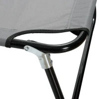 Outsunny Sonnenliege, 5-fach verstellbare Rückenlehne, schnelltrocknend, Metallrahmen, 188 x 56 x 28 cm, Grau(m-10)