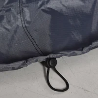 Outsunny Garden Furniture Cover, Waterproof Windproof 420D Heavy Duty Oxford Fabric    Rattan Furniture Cover, Rectangular Outdoor Table Chair Set Cover, 235 x 135 x 94cm(m-10)