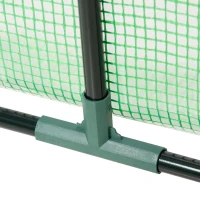 Outsunny Gewächshaus mit aufrollbaren Fenstern, wetterbeständig, 180 cm x 60 cm x 60 cm, Grün(m-11)