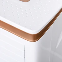 HOMCOM 9000 BTU Air Conditioning Unit, 3-in-1 Portable Air Conditioner, Dehumidifier, Cooling Fan with Remote, LED Display, 2 Speeds, 24H Timer, Window Venting Kit, 18m²(m-10)