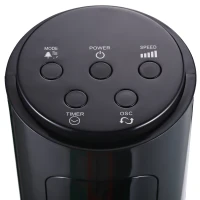 HOMCOM 38'' Freestanding Tower Fan, 3 Speed 3 Mode, 12h Timer, 70 Degree Oscillation, LED Panel, 5M Remote Controller, Black(m-9)