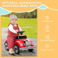 AIYAPLAY Rutscher Kinderauto Mercedes Benz Design 300 S Design, Rot(m-6)