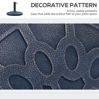 Outsunny Baza Umbrela Ø45 cm Bronz cu Maner(m-4)