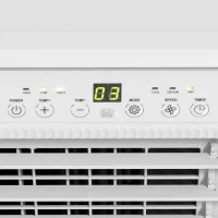 HOMCOM 7,000 BTU Mobile Air Conditioner for Room up to 26m², with Dehumidifier, 24H Timer, Wheels, Window Mount Kit(m-11)