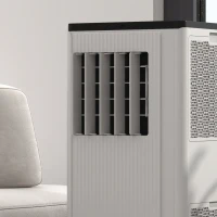 HOMCOM 9,000 BTU App-Controlled Mobile Air Conditioner, 20m² Radius - White(m-9)