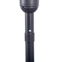 Outsunny 2.7m Garden Half Parasol, Outdoor Balcony Umbrella with 5 Steel Ribs, Patio Sun Shade, Cream White(m-10)