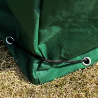 Outsunny 3-Seat Outdoor Garden Swing Chair Protective Cover Water UV Resistant, 240L x 133Wcm, Green(m-10)