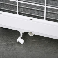 HOMCOM 9000 BTU Portable Air Conditioner for Cooling Dehumidifier Fan, Air Conditioning Unit for Room up to 18m², with Remote, 24H Timer, Window Mount Kit, R290, A Energy Efficiency, 1122W(m-15)