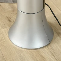 HOMCOM 36'' Freestanding Tower Fan, 3 Speed 3 Mode, 7.5h Timer, 70 Degree Oscillation, LED Panel, 5M Remote Controller, Silver(m-10)