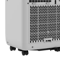 HOMCOM 7,000 BTU Mobile Air Conditioner for Room up to 26m², with Dehumidifier, 24H Timer, Wheels, Window Mount Kit(m-12)