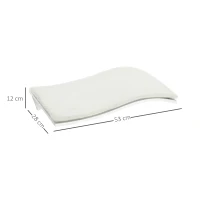 PwaHut Kletterwand Katzen Katzen Kletterwand Katzenbett Wand Katzenregal, Wand Katzenmöbel bis zu 4,5 kg, Weiß(m-3)