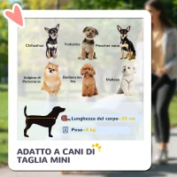 PawHut Passeggino per Cani 3 in 1 Pieghevole con Borsa Trasportino e Cestino Inferiore, Blu(m-6)
