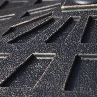 Outsunny Base per Ombrellone Quadrata in Resina per Pali da Ø3.8/4.8cm, 47x47x32cm(m-8)