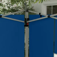 Outsunny Set of 2 Gazebo Side Panels - Blue(m-8)