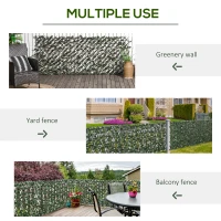 Outsunny Gard Artificial 200×100 cm Extensibil(m-6)