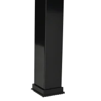 HOMCOM Banco de Trabajo con Panel Perforado Cajón Estante y Armario con Cerradura para Taller o Hogar 98,5x48x140 cm Negro(m-9)