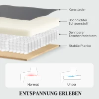 HOMCOM Relaxsessel, Polstersessel mit Liegefunktion, Fernbedienung, USB-Anschluss, Grau(m-6)