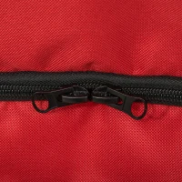 PawHut Carrito para Perros Plegable con Mango Reversible Ventana de Malla Cesta de Almacenamiento 76,5x52x95 cm Rojo(m-9)