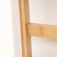 Outsunny Soporte para Plantas de Bambú Escalera para Flores Plegable para Interior y Exterior 100x39x97 cm Natural(m-9)