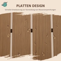 Outsunny Gartenmöbel-Set für 3 Personen mit Beistelltisch, Sofa mit Kissen, Outdoor, Aluminium, 164 x 74 x 69 cm(m-6)