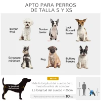 PawHut Cochecito para Perros Pequeños Plegable con Ventanas de Malla Cojín Lavable Correas de Seguridad y Marco de Acero Azul(m-7)