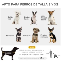 PawHut Cochecito para Perros Pequeños Plegable con Ventanas de Malla Cojín Lavable Correas de Seguridad y Marco de Acero Gris(m-4)