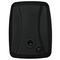 Outsunny Base de Sombrilla con 2 Ruedas Rellenable de Agua 60 kg Arena 68 kg o Mixto 75 kg 80x60x17 cm Negro(m-8)