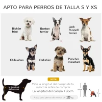 PawHut Cochecito para Perros Pequeños Plegable con Ventanas de Malla Cojín Lavable Correas de Seguridad y Marco de Acero Rojo(m-4)