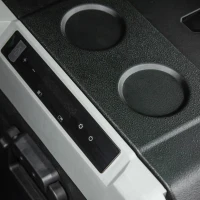 Outsunny Refrigerador de Coche CC 35L 12V/24V hasta -20℃ con Pantalla LED Táctil 2 Asas Laterales 60x40x44cm Negro(m-9)