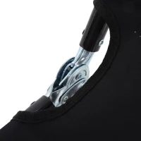 Outsunny Tumbona Plegable Reclinable con Ángulo Ajustable de 5 Posiciones para Jardín Exterior Piscina Terraza Camping Carga 120 kg 188x56x28 cm Negro(m-9)