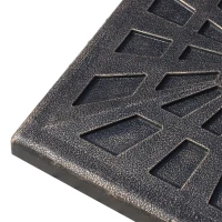 Outsunny Base para Sombrilla de Resina Peso 15 kg para Poste de Parasol de Ø3,8 cm y Ø4,8 cm para Terraza 47x47x32 cm Bronce(m-8)