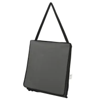 Outsunny Conjunto de 2 Esterillas de Playa Plegable con Respaldo Reclinable y Bolsa de Transporte 142x51x40 cm Gris(m-8)
