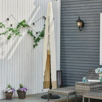 beschermhoes voor parasol met ritssluiting parasolhoes Ø 300 cm(m-2)