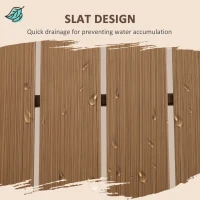 Outsunny tuinset aluminium tuinbank 164cm tuintafel 63cm tuin comfort meubilair, Grijs + natuur(m-5)